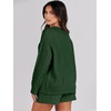 image:imageANRABESS Womens 2 Piece Outfits Sweater Lounge Sets  Cable Knit Oversized Sweaters Shorts Matching Sets Soft Breathable Warm Loungewear 2026 Winter Fashion ClothesDeep Green