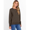 image:imageANRABESS Womens Crewneck Long Sleeve Knit Sweater  Soft Lightweight Loose Fit Basic Pullover TopsCasual OfficeLayering Daily WearFall Winter OutfitsBrown