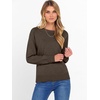 image:imageANRABESS Womens Crewneck Long Sleeve Knit Sweater  Soft Lightweight Loose Fit Basic Pullover TopsCasual OfficeLayering Daily WearFall Winter OutfitsBrown