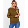 image:imageANRABESS Womens Crewneck Long Sleeve Knit Sweater  Soft Lightweight Loose Fit Basic Pullover TopsCasual OfficeLayering Daily WearFall Winter OutfitsCaramel