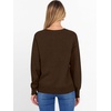 image:imageANRABESS Womens Crewneck Long Sleeve Knit Sweater  Soft Lightweight Loose Fit Basic Pullover TopsCasual OfficeLayering Daily WearFall Winter OutfitsCoffee