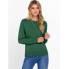 image:imageANRABESS Womens Crewneck Long Sleeve Knit Sweater  Soft Lightweight Loose Fit Basic Pullover TopsCasual OfficeLayering Daily WearFall Winter OutfitsForest Green