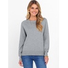 image:imageANRABESS Womens Crewneck Long Sleeve Knit Sweater  Soft Lightweight Loose Fit Basic Pullover TopsCasual OfficeLayering Daily WearFall Winter OutfitsLight Gray