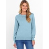 image:imageANRABESS Womens Crewneck Long Sleeve Knit Sweater  Soft Lightweight Loose Fit Basic Pullover TopsCasual OfficeLayering Daily WearFall Winter OutfitsLight Blue