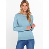 image:imageANRABESS Womens Crewneck Long Sleeve Knit Sweater  Soft Lightweight Loose Fit Basic Pullover TopsCasual OfficeLayering Daily WearFall Winter OutfitsLight Blue