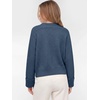 image:imageANRABESS Womens Cropped Crewneck Long Sleeve Pullover Sweaters  Lightweight Business Casual Shirts Fall Soft Ribbed Hem Rolled Cuffs Knit Tops Daily Office Work Winter Layer ClothesBlue