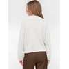 image:imageANRABESS Womens Cropped Crewneck Long Sleeve Pullover Sweaters  Lightweight Business Casual Shirts Fall Soft Ribbed Hem Rolled Cuffs Knit Tops Daily Office Work Winter Layer ClothesWhite