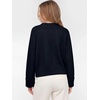 image:imageANRABESS Womens Cropped Crewneck Long Sleeve Pullover Sweaters  Lightweight Business Casual Shirts Fall Soft Ribbed Hem Rolled Cuffs Knit Tops Daily Office Work Winter Layer ClothesNavy Blue