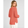 image:imageANRABESS Womens Fall V Neck Sweater Long Sleeve Knit Tops  2026 Cozy Spilt Hem Tunic Dressy Casual Clothing Soft Warm Classic Pullover Trendy Winter OutfitsOrange