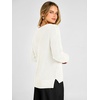 image:imageANRABESS Womens Fall V Neck Sweater Long Sleeve Knit Tops  2026 Cozy Spilt Hem Tunic Dressy Casual Clothing Soft Warm Classic Pullover Trendy Winter OutfitsWhite