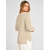 image:imageANRABESS Womens Fall V Neck Sweater Long Sleeve Knit Tops  2026 Cozy Spilt Hem Tunic Dressy Casual Clothing Soft Warm Classic Pullover Trendy Winter OutfitsApricot