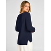 image:imageANRABESS Womens Fall V Neck Sweater Long Sleeve Knit Tops  2026 Cozy Spilt Hem Tunic Dressy Casual Clothing Soft Warm Classic Pullover Trendy Winter OutfitsNavy Blue