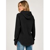 image:imageANRABESS Womens Hoodies Long Sleeve Loose Fit Tunic Tops  Drawstring Fleece Sweatshirts with Thumb Hole Soft Comfy Lightweight Casual Daily Travel Wear Fall Winter OutfitsBlack