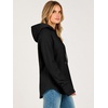image:imageANRABESS Womens Hoodies Long Sleeve Loose Fit Tunic Tops  Drawstring Fleece Sweatshirts with Thumb Hole Soft Comfy Lightweight Casual Daily Travel Wear Fall Winter OutfitsBlack