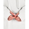 image:imageANRABESS Womens Hoodies Long Sleeve Loose Fit Tunic Tops  Drawstring Fleece Sweatshirts with Thumb Hole Soft Comfy Lightweight Casual Daily Travel Wear Fall Winter OutfitsWhite