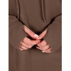 image:imageANRABESS Womens Hoodies Long Sleeve Loose Fit Tunic Tops  Drawstring Fleece Sweatshirts with Thumb Hole Soft Comfy Lightweight Casual Daily Travel Wear Fall Winter OutfitsBrown