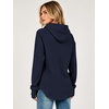 image:imageANRABESS Womens Hoodies Long Sleeve Loose Fit Tunic Tops  Drawstring Fleece Sweatshirts with Thumb Hole Soft Comfy Lightweight Casual Daily Travel Wear Fall Winter OutfitsNavy Blue