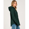 image:imageANRABESS Womens Hoodies Long Sleeve Loose Fit Tunic Tops  Drawstring Fleece Sweatshirts with Thumb Hole Soft Comfy Lightweight Casual Daily Travel Wear Fall Winter OutfitsDark Green