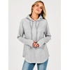 image:imageANRABESS Womens Hoodies Long Sleeve Loose Fit Tunic Tops  Drawstring Fleece Sweatshirts with Thumb Hole Soft Comfy Lightweight Casual Daily Travel Wear Fall Winter OutfitsGrey