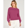 image:imageANRABESS Womens Long Sleeve Sweaters Cropped Crew Neck  Soft Warm Cozy Chunky RibbedCasual Cozy Comfy Pullover Tops Fall Winter Daily Wear Outfits ClothesHot Pink