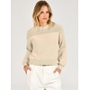 image:imageANRABESS Womens Long Sleeve Sweaters Cropped Crew Neck  Soft Warm Cozy Chunky RibbedCasual Cozy Comfy Pullover Tops Fall Winter Daily Wear Outfits ClothesAlmond