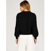 image:imageANRABESS Womens Long Sleeve Sweaters Cropped Crew Neck  Soft Warm Cozy Chunky RibbedCasual Cozy Comfy Pullover Tops Fall Winter Daily Wear Outfits ClothesBlack