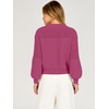 image:imageANRABESS Womens Long Sleeve Sweaters Cropped Crew Neck  Soft Warm Cozy Chunky RibbedCasual Cozy Comfy Pullover Tops Fall Winter Daily Wear Outfits ClothesHot Pink