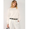 image:imageANRABESS Womens Long Sleeve Sweaters Cropped Crew Neck  Soft Warm Cozy Chunky RibbedCasual Cozy Comfy Pullover Tops Fall Winter Daily Wear Outfits ClothesWhite