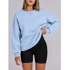 image:imageANRABESS Womens Oversized Sweatshirts Hoodies Crewneck Fleece Pullover Sweaters 2026 Fall Outfits Teen Girls Winter Clothes