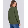 image:imageANRABESS Sweaters for Women Long Sleeve Lightweight Crewneck Soft Basic Knit Loose Fit Pullover Top 2026 Fall Trendy OutfitsArmy Green