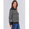 image:imageANRABESS Sweaters for Women Long Sleeve Lightweight Crewneck Soft Basic Knit Loose Fit Pullover Top 2026 Fall Trendy OutfitsBlack White