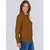 image:imageANRABESS Sweaters for Women Long Sleeve Lightweight Crewneck Soft Basic Knit Loose Fit Pullover Top 2026 Fall Trendy OutfitsCaramel