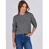 image:imageANRABESS Sweaters for Women Long Sleeve Lightweight Crewneck Soft Basic Knit Loose Fit Pullover Top 2026 Fall Trendy OutfitsDark Gray
