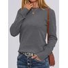 image:imageANRABESS Sweaters for Women Long Sleeve Lightweight Crewneck Soft Basic Knit Loose Fit Pullover Top 2026 Fall Trendy OutfitsDark Gray