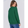 image:imageANRABESS Sweaters for Women Long Sleeve Lightweight Crewneck Soft Basic Knit Loose Fit Pullover Top 2026 Fall Trendy OutfitsForest Green