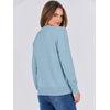 image:imageANRABESS Sweaters for Women Long Sleeve Lightweight Crewneck Soft Basic Knit Loose Fit Pullover Top 2026 Fall Trendy OutfitsLight Blue
