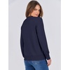 image:imageANRABESS Sweaters for Women Long Sleeve Lightweight Crewneck Soft Basic Knit Loose Fit Pullover Top 2026 Fall Trendy OutfitsNavy