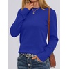 image:imageANRABESS Sweaters for Women Long Sleeve Lightweight Crewneck Soft Basic Knit Loose Fit Pullover Top 2026 Fall Trendy OutfitsRoyal Blue