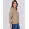 image:imageANRABESS Sweaters for Women Long Sleeve Lightweight Crewneck Soft Basic Knit Loose Fit Pullover Top 2026 Fall Trendy OutfitsWarm Khaki