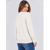 image:imageANRABESS Sweaters for Women Long Sleeve Lightweight Crewneck Soft Basic Knit Loose Fit Pullover Top 2026 Fall Trendy OutfitsWhite