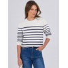 image:imageANRABESS Sweaters for Women Long Sleeve Lightweight Crewneck Soft Basic Knit Loose Fit Pullover Top 2026 Fall Trendy OutfitsWhite Navy Blue