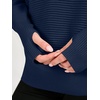 image:imageANRABESS Women Long Sleeve Ribbed Sweaters amp Thumb Hole  Casual Fall Outfits Crew Neck Pullover Tunic Top for Leggings Winter Transition Layering Clothing Work Travel amp WorkoutNavy Blue