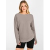 image:imageANRABESS Women Long Sleeve Ribbed Sweaters amp Thumb Hole  Casual Fall Outfits Crew Neck Pullover Tunic Top for Leggings Winter Transition Layering Clothing Work Travel amp WorkoutGray Apricot
