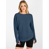 image:imageANRABESS Women Long Sleeve Ribbed Sweaters amp Thumb Hole  Casual Fall Outfits Crew Neck Pullover Tunic Top for Leggings Winter Transition Layering Clothing Work Travel amp WorkoutDusty Blue