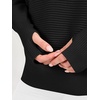 image:imageANRABESS Women Long Sleeve Ribbed Sweaters amp Thumb Hole  Casual Fall Outfits Crew Neck Pullover Tunic Top for Leggings Winter Transition Layering Clothing Work Travel amp WorkoutBlack