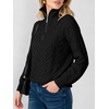 image:imageANRABESS Womens Cable Knit Quarter Zip Pullover Sweaters  Long Sleeve V Neck Collared Cozy Warm Loose Tops Business Casual Work Office Daily Wear 2026 Fall Winter Fashion OutfitsBlack