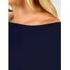 image:imageANRABESS Womens Long Sleeve Boat Neck Lightweight Fitted Sweater  Wool Blend Soft Knit Comfy Soft Slim Fit Pullover Top Business Casual Outfits Work Fall Spring Transition ClothesNavy Blue
