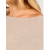 image:imageANRABESS Womens Long Sleeve Boat Neck Lightweight Fitted Sweater  Wool Blend Soft Knit Comfy Soft Slim Fit Pullover Top Business Casual Outfits Work Fall Spring Transition ClothesParchment