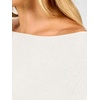 image:imageANRABESS Womens Long Sleeve Boat Neck Lightweight Fitted Sweater  Wool Blend Soft Knit Comfy Soft Slim Fit Pullover Top Business Casual Outfits Work Fall Spring Transition ClothesCream White