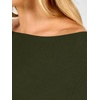 image:imageANRABESS Womens Long Sleeve Boat Neck Lightweight Fitted Sweater  Wool Blend Soft Knit Comfy Soft Slim Fit Pullover Top Business Casual Outfits Work Fall Spring Transition ClothesArmy Green
